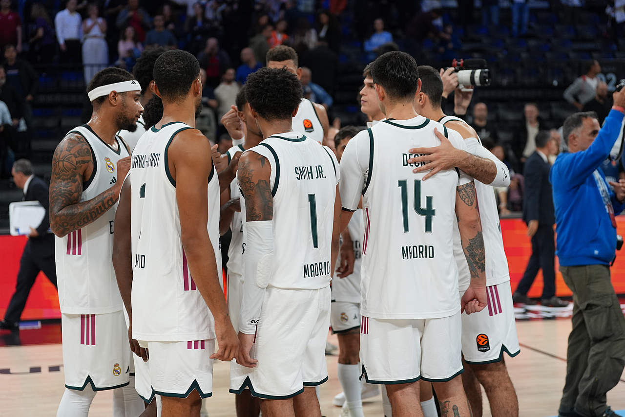 El Real Madrid de baloncesto en un partido de la Euroliga en septiembre de 2026, imagen de archivo